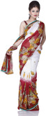 Chhabra 555 Checkered Georgette Sari