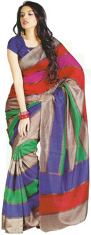 Saran Printed Bollywood Art Silk Sari
