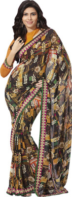 50% OFF on Prafful Printed Daily Wear Georgette Sari 50% OFF on Prafful Printed Daily Wear Georgette Sari