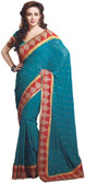 14% OFF on Kalki Solid Maheshwari Georgette Sari 14% OFF on Kalki Solid Maheshwari Georgette Sari