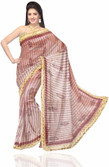 Unnati Silks Floral Print Net Sari