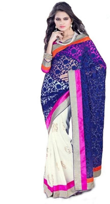 77% OFF on Bhavi Floral Print Chiffon, Georgette Sari 77% OFF on Bhavi Floral Print Chiffon, Georgette Sari