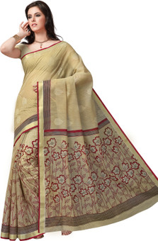 Suhanee Printed Gadwal Cotton Sari