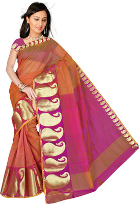 55% OFF on Pavechas Printed Chettinadu Cotton Sari 55% OFF on Pavechas Printed Chettinadu Cotton Sari