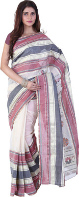 59% OFF on Sareez Striped That Cotton Sari Pack of 2 59% OFF on Sareez Striped That Cotton Sari Pack of 2