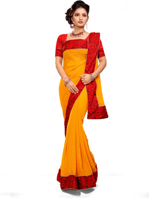 46% OFF on Ishin Printed Fashion Chiffon Sari 46% OFF on Ishin Printed Fashion Chiffon Sari