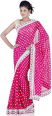 Chhabra 555 Printed Chiffon Sari Chhabra 555 Printed Chiffon Sari