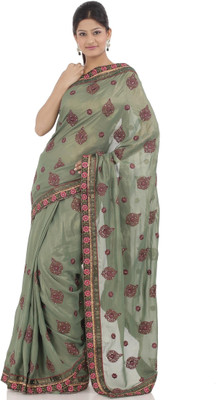 Chhabra 555 Printed Georgette Sari Chhabra 555 Printed Georgette Sari