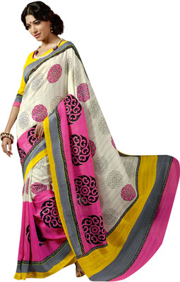 62% OFF on Taanshi Printed Bhagalpuri Art Silk Sari 62% OFF on Taanshi Printed Bhagalpuri Art Silk Sari