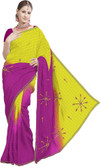 55% OFF on Little India Floral Print Cotton Sari