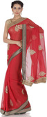 Chhabra 555 Printed Chiffon Sari Chhabra 555 Printed Chiffon Sari