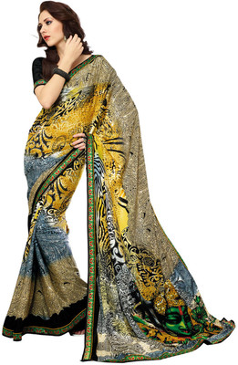 65% OFF on Aanara Printed Fashion Georgette Sari 65% OFF on Aanara Printed Fashion Georgette Sari