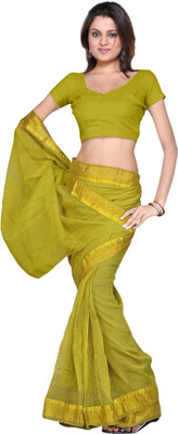 55% OFF on Little India Floral Print Cotton Sari