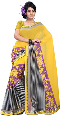 80% OFF on Fabdeal Printed Shalu Chiffon Sari 80% OFF on Fabdeal Printed Shalu Chiffon Sari