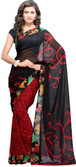 61% OFF on Fabdeal Printed Kosa Georgette Sari