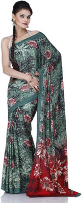 Chhabra 555 Printed Crepe Sari Chhabra 555 Printed Crepe Sari