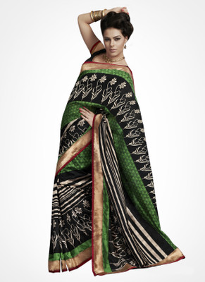 55% OFF on Rajguru Rise Floral Print Bhagalpuri Art Silk Sari 55% OFF on Rajguru Rise Floral Print Bhagalpuri Art Silk Sari