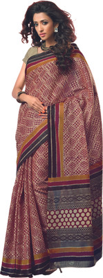 60% OFF on Rajguru Rise Printed Gadwal Cotton Sari