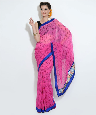 80% OFF on Roop Kashish Printed Chiffon Sari 80% OFF on Roop Kashish Printed Chiffon Sari