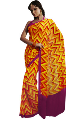 75% OFF on Pavechas Printed Rajshahi Georgette Sari 75% OFF on Pavechas Printed Rajshahi Georgette Sari
