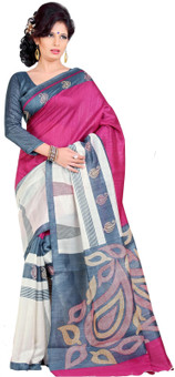 Kj's Embellished Bollywood Art Silk Sari