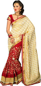 Chirag Sarees Self Design Banarasi Art Silk Sari
