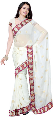 50% OFF on Diva Fashion Self Design Fashion Chiffon Sari