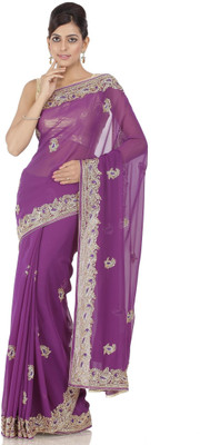 Chhabra 555 Printed Georgette Sari