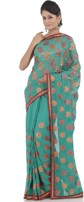 Chhabra 555 Printed Georgette Sari Chhabra 555 Printed Georgette Sari