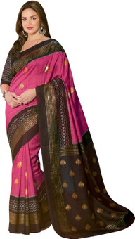 Taanshi Printed Bhagalpuri Art Silk Sari