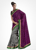 55% OFF on Rajguru Rise Checkered Bhagalpuri Art Silk Sari 55% OFF on Rajguru Rise Checkered Bhagalpuri Art Silk Sari
