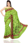 Unnati Silks Printed Chanderi Chanderi Sari