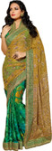 66% OFF on Vishal Solid Fashion Brasso Sari