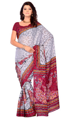 50% OFF on Diva Fashion Printed Daily Wear Brasso Sari