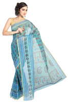 Pavechas Printed Polycotton Sari: Sari