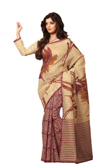 Taanshi Floral Print Fashion Cotton Sari