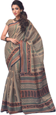 55% OFF on Rajguru Rise Printed Gadwal Cotton Sari