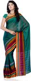 79% OFF on Cottonbaazar Striped Kosa Cotton Sari