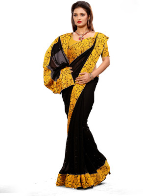 52% OFF on Ishin Printed Fashion Chiffon Sari 52% OFF on Ishin Printed Fashion Chiffon Sari