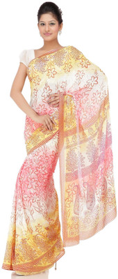 Chhabra 555 Printed Daily Wear Georgette Sari