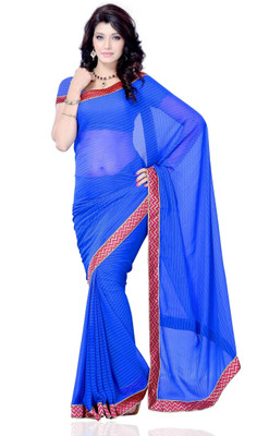 50% OFF on Diva Fashion Striped Daily Wear Georgette Sari 50% OFF on Diva Fashion Striped Daily Wear Georgette Sari