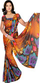 65% OFF on Khazana Bazaar Floral Print Leheria Georgette Sari 65% OFF on Khazana Bazaar Floral Print Leheria Georgette Sari