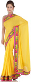 Chhabra 555 Printed Fashion Georgette Sari Chhabra 555 Printed Fashion Georgette Sari