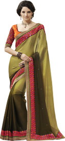 Melluha Embriodered Fashion Chiffon Sari