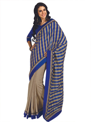 68% OFF on Taanshi Checkered Rajshahi Cotton Sari