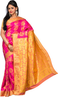 Pavechas Printed Kanjivaram Art Silk Sari
