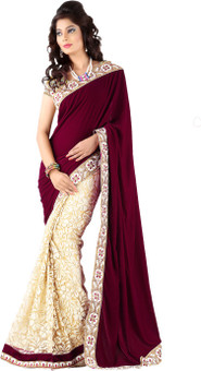 Rajpramila Solid Bollywood Jacquard Sari