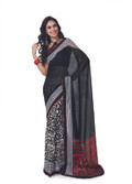 4% OFF on Taanshi Printed Rajshahi Georgette Sari 4% OFF on Taanshi Printed Rajshahi Georgette Sari