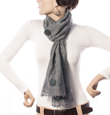 Welkin Self Design Wool Women's Scarf Welkin Self Design Wool Women's Scarf