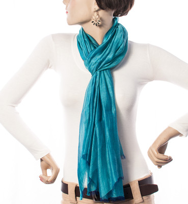 Welkin Self Design Silk Women's Scarf Welkin Self Design Silk Women's Scarf